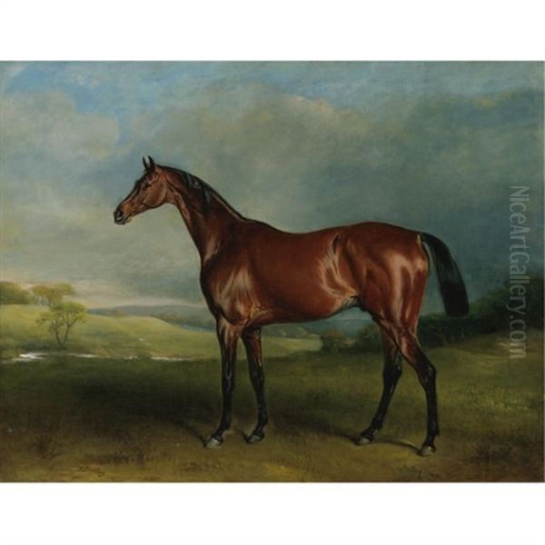 Mr. Richard Watt's Rockingham, Winner Of The 1833 St. Leger by John E. Ferneley