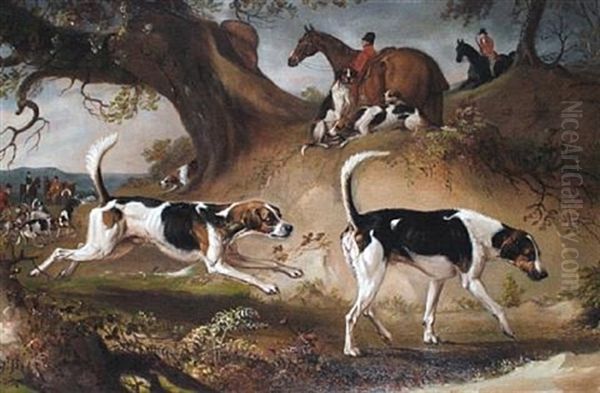 A Kill With The Grove Oil Painting by John E. Ferneley