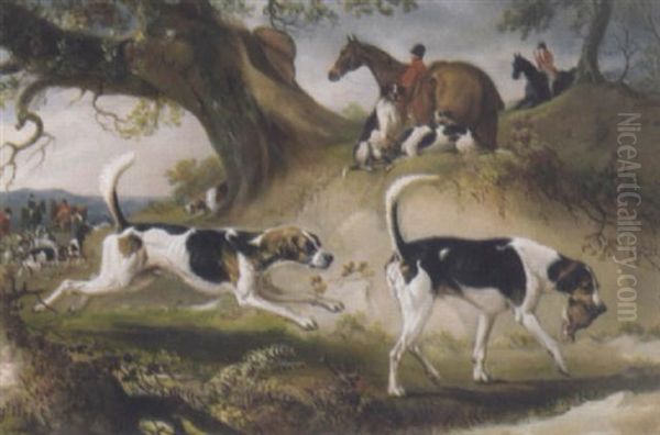 A Kill With The Grove Oil Painting by John E. Ferneley