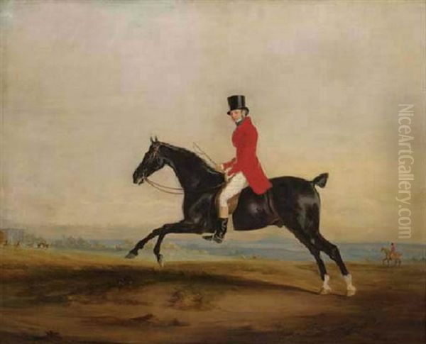 James Smith Barry Out Hunting Oil Painting by John E. Ferneley