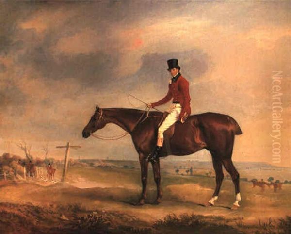 Sir David Baird On A Hunter Oil Painting by John E. Ferneley