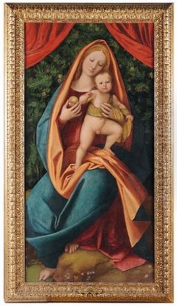 Madonna Con Bambino Oil Painting by Gaudenzio Ferrari