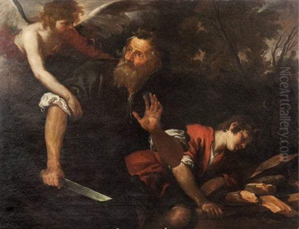 Il Sacraficio Di Isacco Oil Painting by Giovanni Andrea de Ferrari