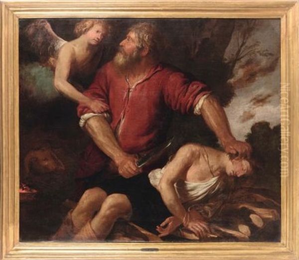 Sacrificio Di Isacco Oil Painting by Giovanni Andrea de Ferrari