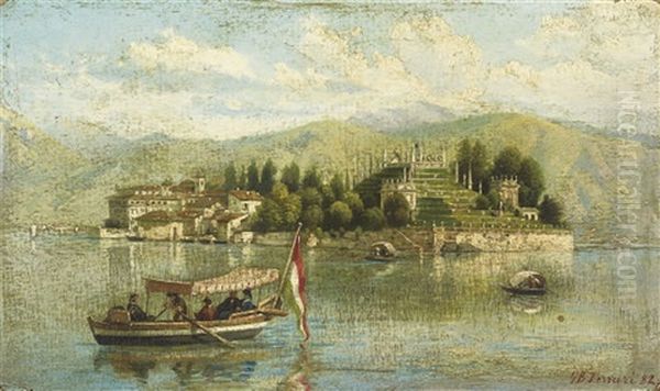 Isola Bella, Lago Maggiore Oil Painting by Giovanni Battista Ferrari