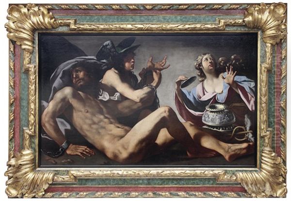 Der Gefesselte Prometheus; Prometeo Incatenato Oil Painting by Luca Ferrari