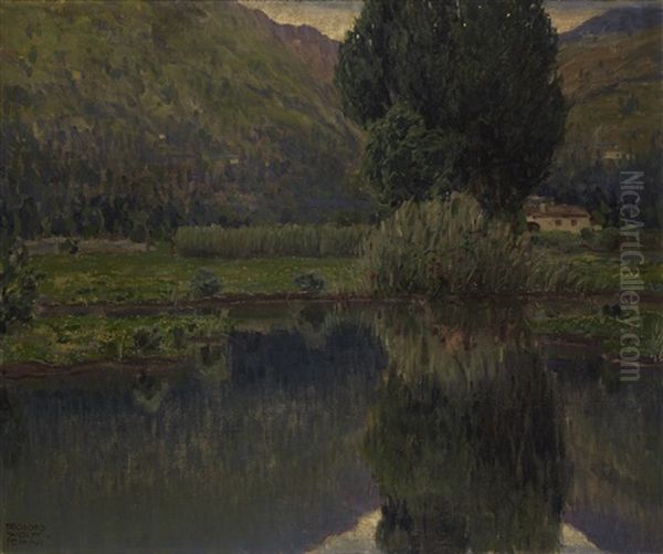 Riflessi Sull'acqua by Teodoro Wolf Ferrari