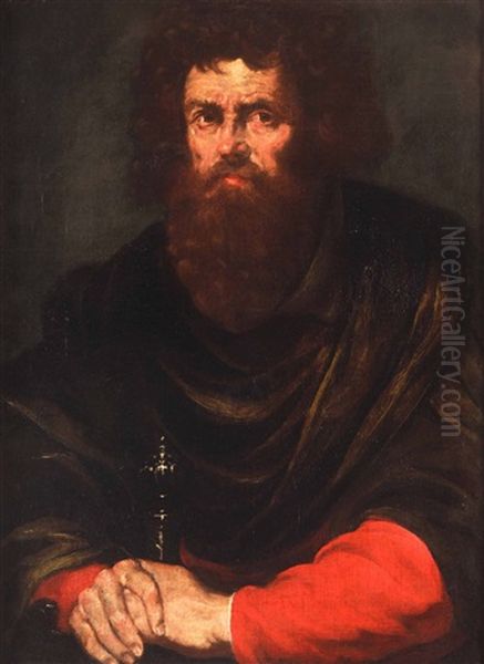 Figura Virile Oil Painting by Orazio Ferraro