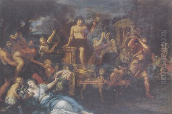 Triumph Of Bacchus by Ciro Ferri