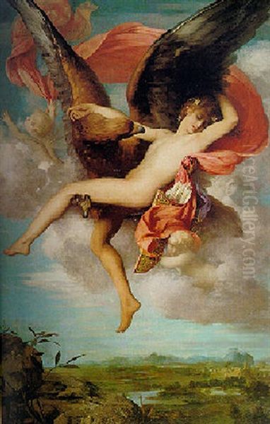 Ganymede Oil Painting by Gabriel Joseph Marie Augustin Ferrier