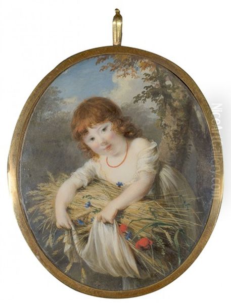 Portrait De Mary Sidney Douglas, 4ieme Fille D'archibald, 1er Baron Douglas Oil Painting by Francois Ferriere