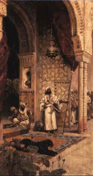 The Alhambra Oil Painting by Jean Leon Gerome Ferris