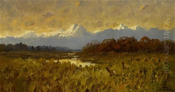 Jackson Hole, Wyoming Oil Painting by John Fery