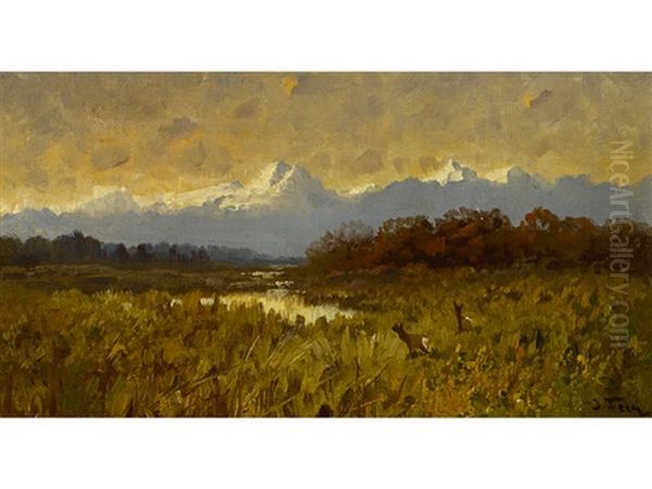 Jackson Hole, Wyoming Oil Painting by John Fery