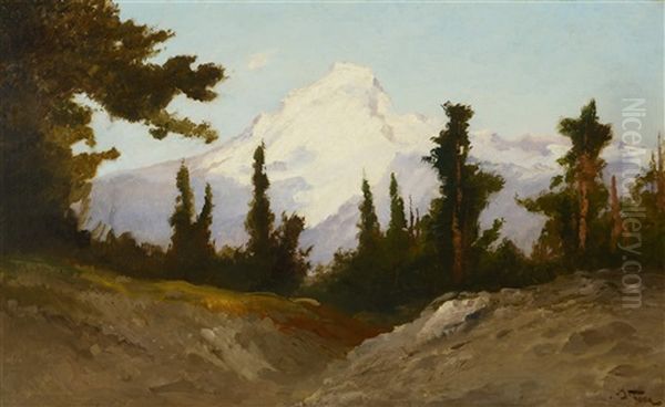 Mount Baker Oil Painting by John Fery