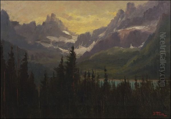 Lake Elizabeth Oil Painting by John Fery