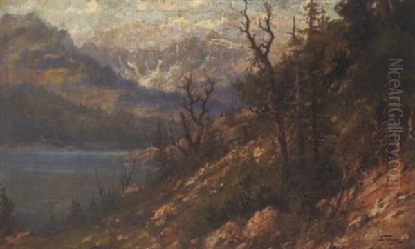 Lake Mary, Wasatch Mountains, Utah Oil Painting by John Fery