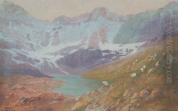 Hidden Lake Oil Painting by John Fery