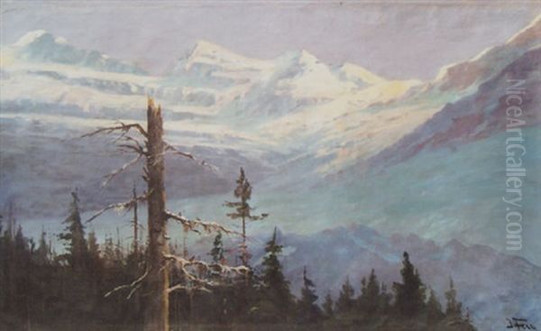 Blackfeet Glacier Oil Painting by John Fery