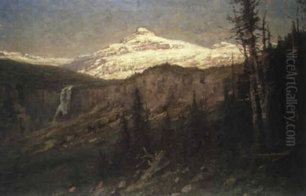 Blackfoot Glacier, Glacier Park, Mt Oil Painting by John Fery