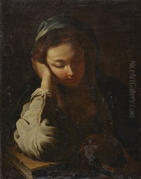 The Penitent Magdalene Oil Painting by Domenico Feti