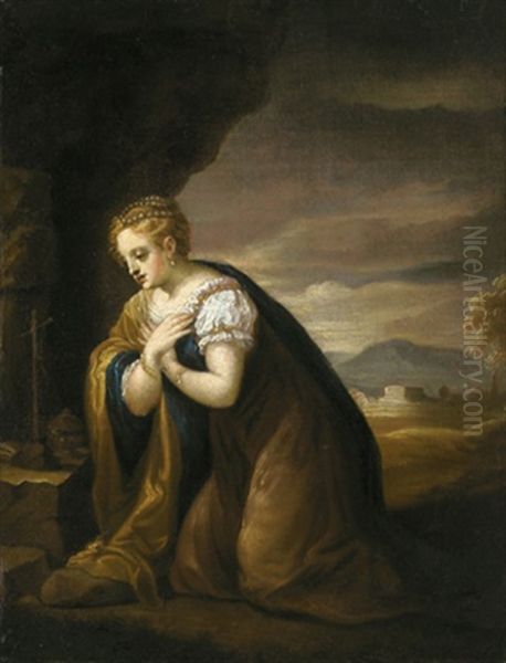 La Maddalena Oil Painting by Domenico Feti