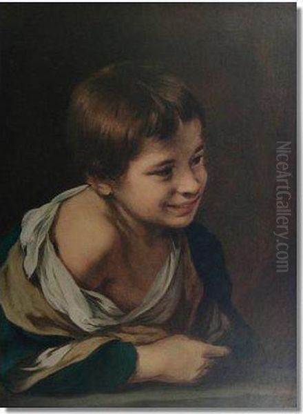 Untitled Oil Painting by Jose Atienza Murillo