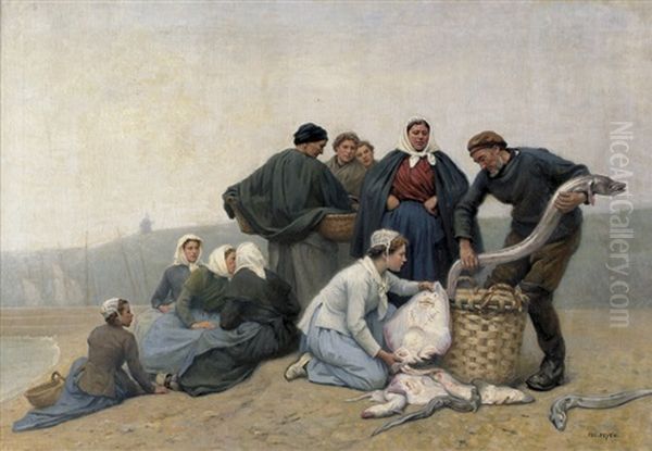 Die Heimkehr Des Fischers Oil Painting by Eugene Feyen