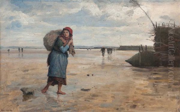 Retour De Peche Oil Painting by Eugene Feyen