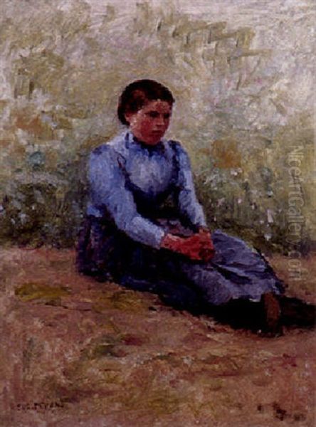 La Melancolie Oil Painting by Jacques Eugene Feyen