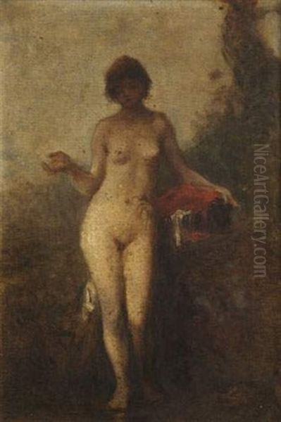 Nue Oil Painting by Francois Nicolas Augustin Feyen-Perrin