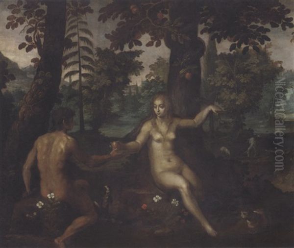 The Fall Of Man Oil Painting by Paolo Fiammingo