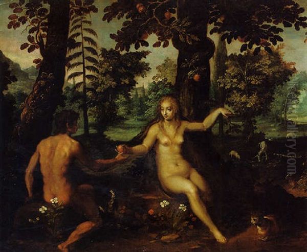 The Fall Of Man Oil Painting by Paolo Fiammingo