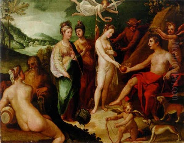 The Judgement Of Paris Oil Painting by Paolo Fiammingo