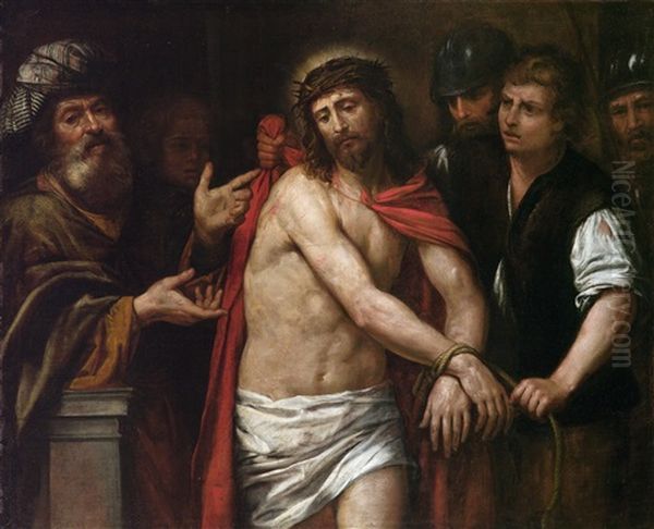 Ecce Homo Oil Painting by Domenico Fiasella