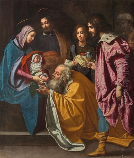 The Adoration Of The Magi Oil Painting by Felice Ficherelli