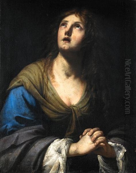 The Penitent Magdalen Oil Painting by Felice Ficherelli