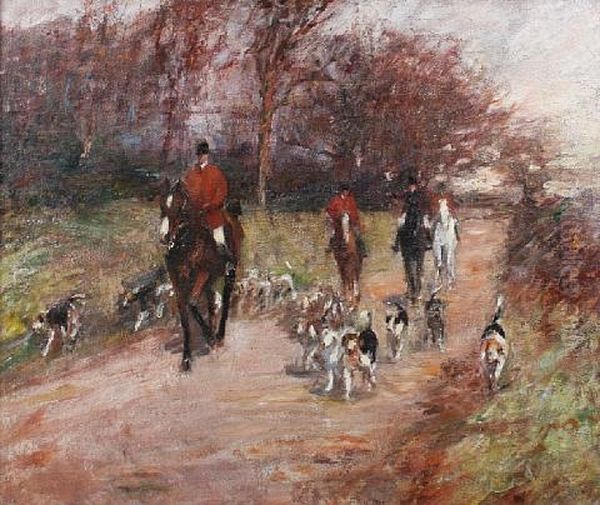 Returning Home Oil Painting by Harry Fidler