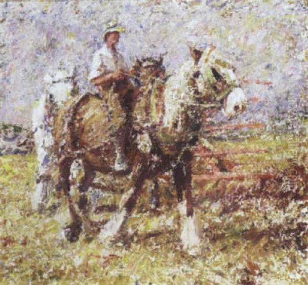 The Binder Oil Painting by Harry Fidler