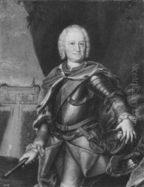 Bildnis Des Landgrafen Ernst Ludwig Von Hessen-darmstadt by Johann Christian Fiedler