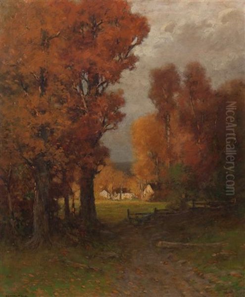 A Day In November Oil Painting by Edward Loyal Field