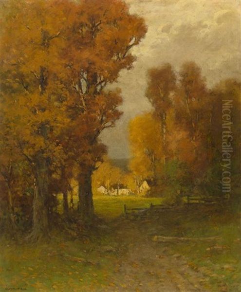 A Day In November Oil Painting by Edward Loyal Field