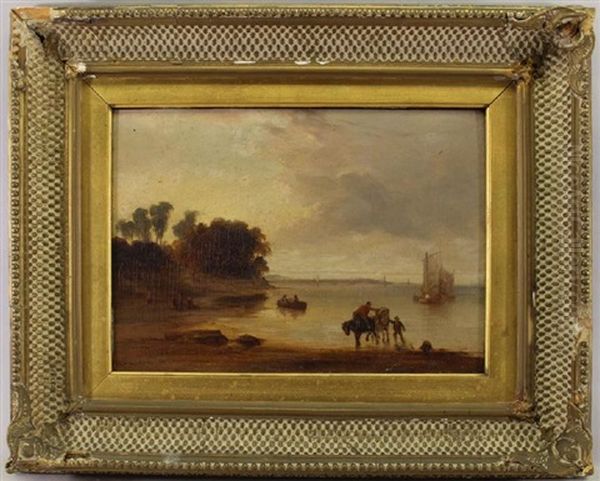 The Mouth Of Yare Oil Painting by Copley Fielding