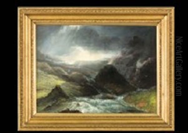 Landscape Oil Painting by Copley Fielding