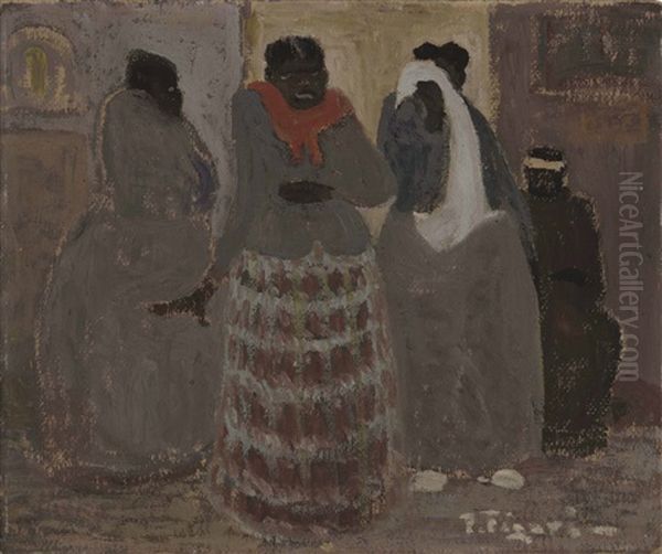 Reproche Oil Painting by Pedro Figari