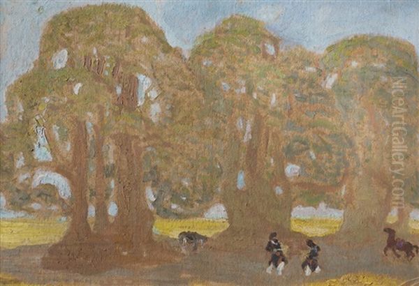 Duelo Criollo Oil Painting by Pedro Figari