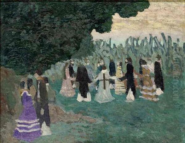 El Pericon Oil Painting by Pedro Figari