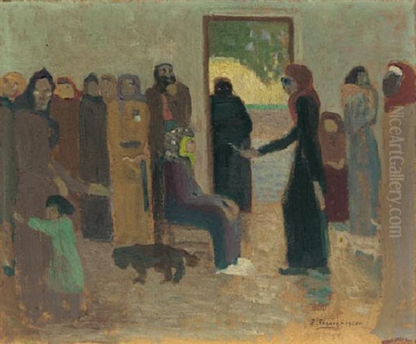 El Ultimo Recurso Oil Painting by Pedro Figari