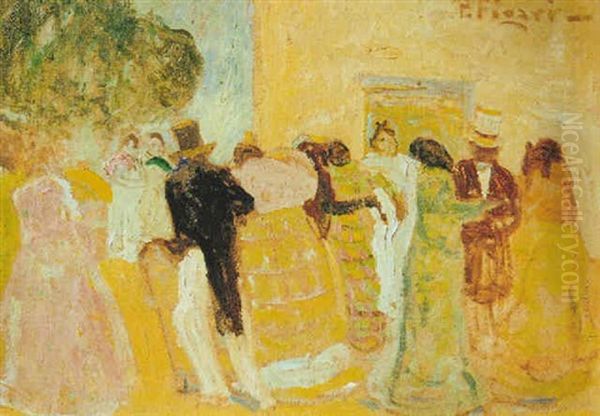 Reyes Negros Oil Painting by Pedro Figari