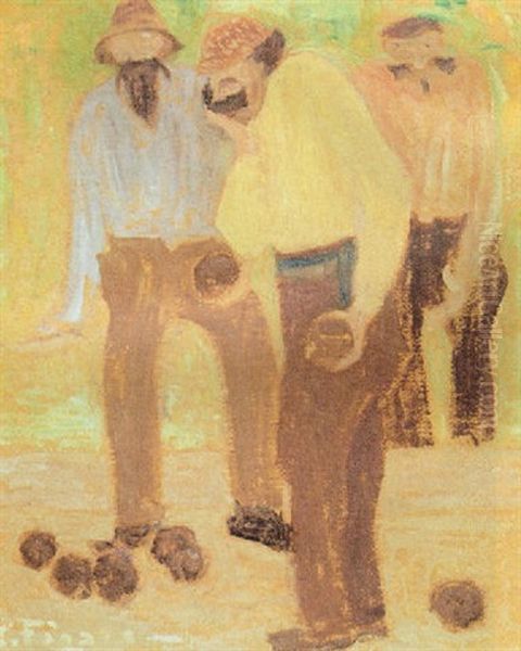 Los Bochadores by Pedro Figari